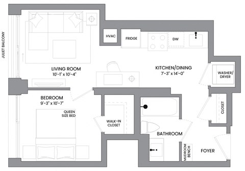a floor plan of a house with an open floor plan